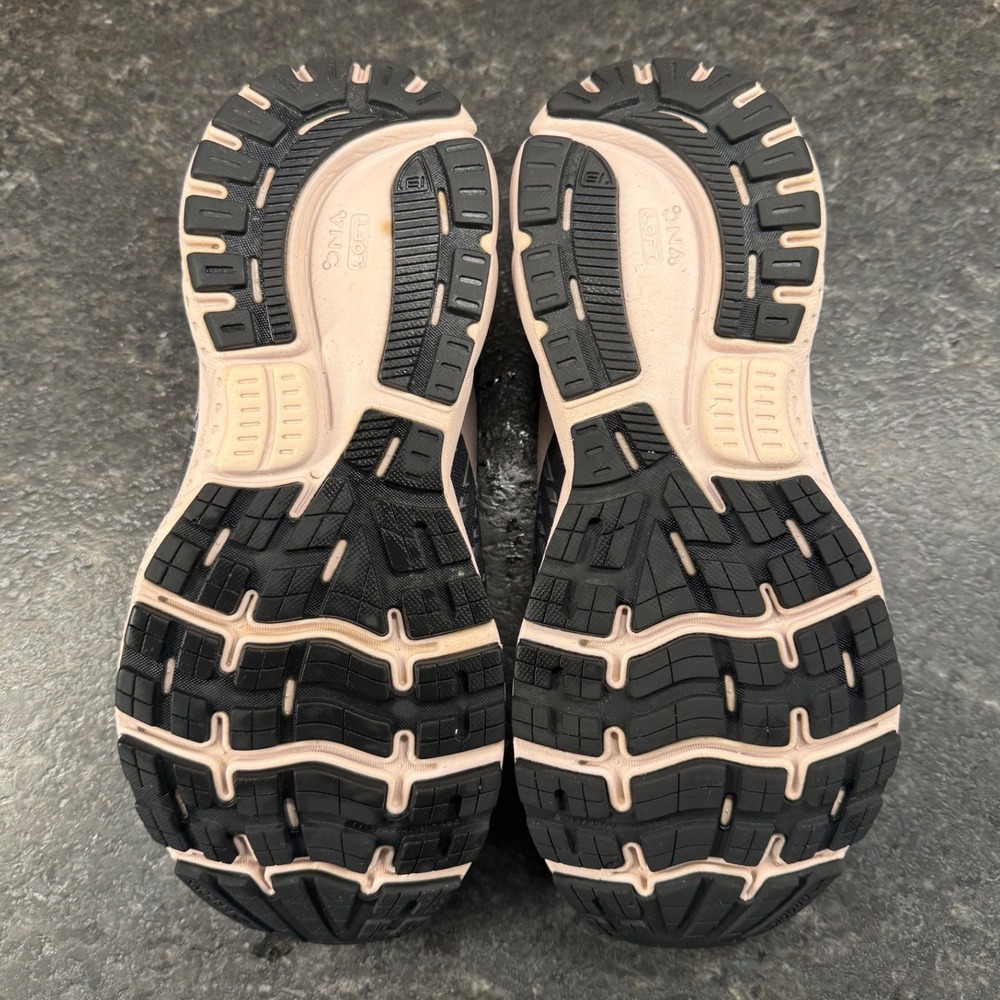 Brooks Ghost 13 Womens 9 Wide Running Shoes Black Pearl 1203381D062 - Picture 6 of 8